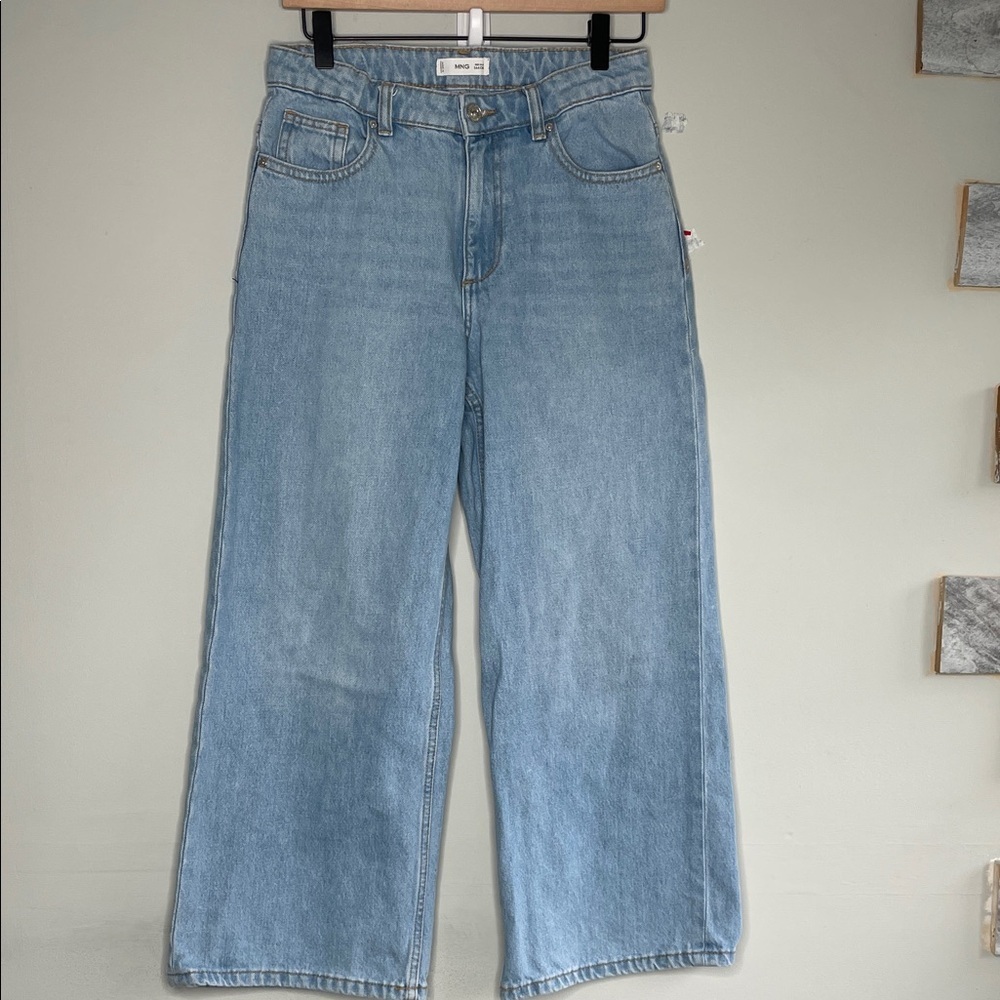 Mango Light Blue Flare Jeans